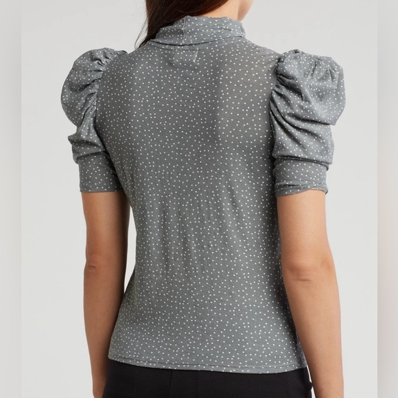 Nation Ltd Dawn Turtleneck in Polka Dot - Picture 2 of 4